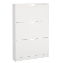 Outlet Nimara Livo skoskab med 3 låger i hvid