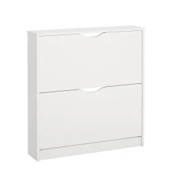 Sale Nimara Livo skoskab med 2 låger i hvid