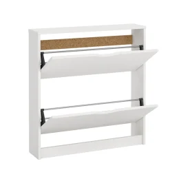 Sale Nimara Livo skoskab med 2 låger i hvid