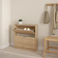 New Nimara Livo skoskab med 2 låger i egelook