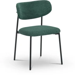 Hot Nimara Lucinda Spisebordsstol - grøn tekstil