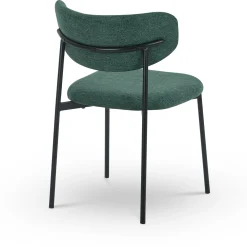 Hot Nimara Lucinda Spisebordsstol - grøn tekstil