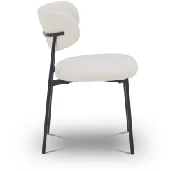 Best Nimara Lucinda Spisebordsstol - hvid boucle