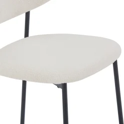Best Nimara Lucinda Spisebordsstol - hvid boucle