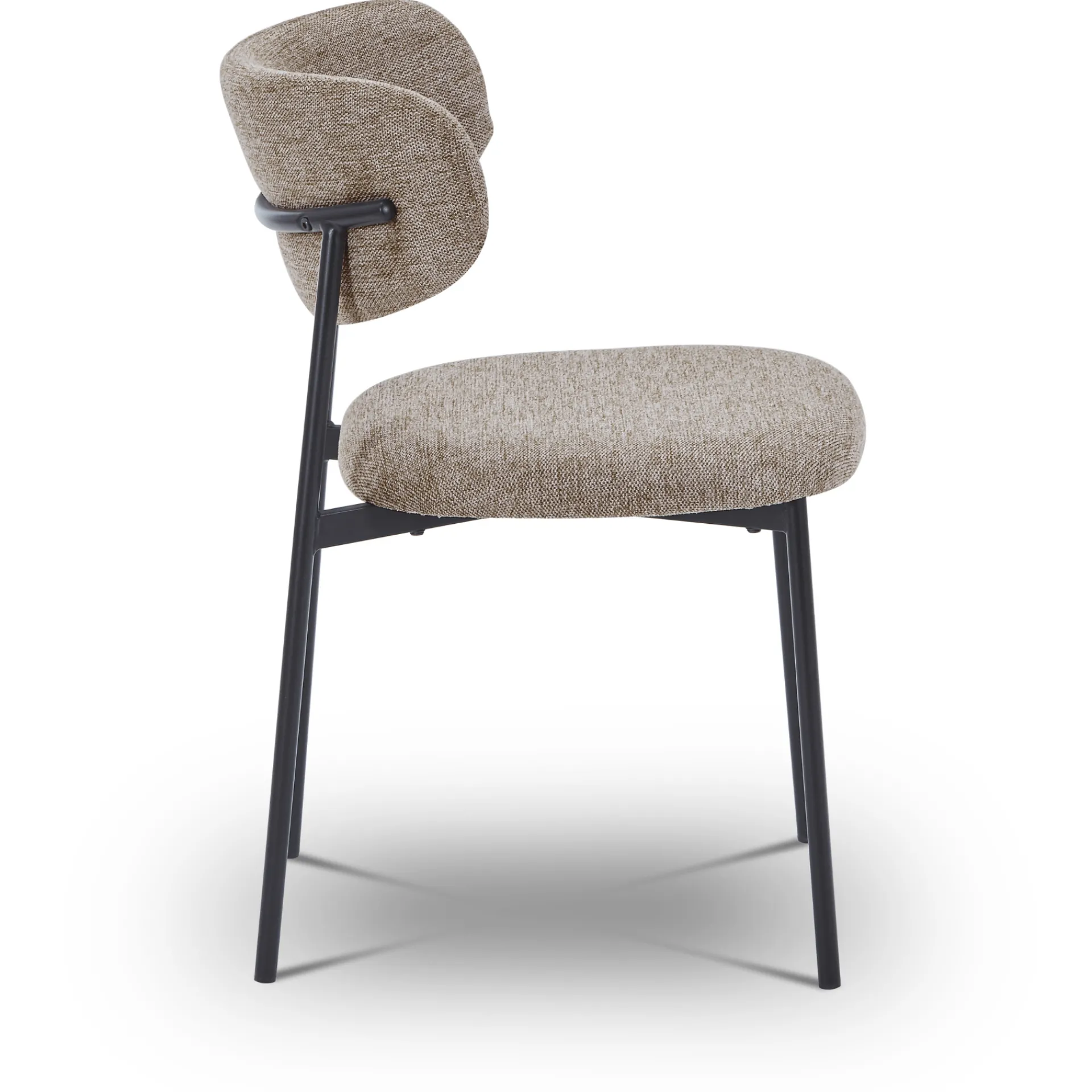 Clearance Nimara Lucinda Spisebordsstol - sand tekstil