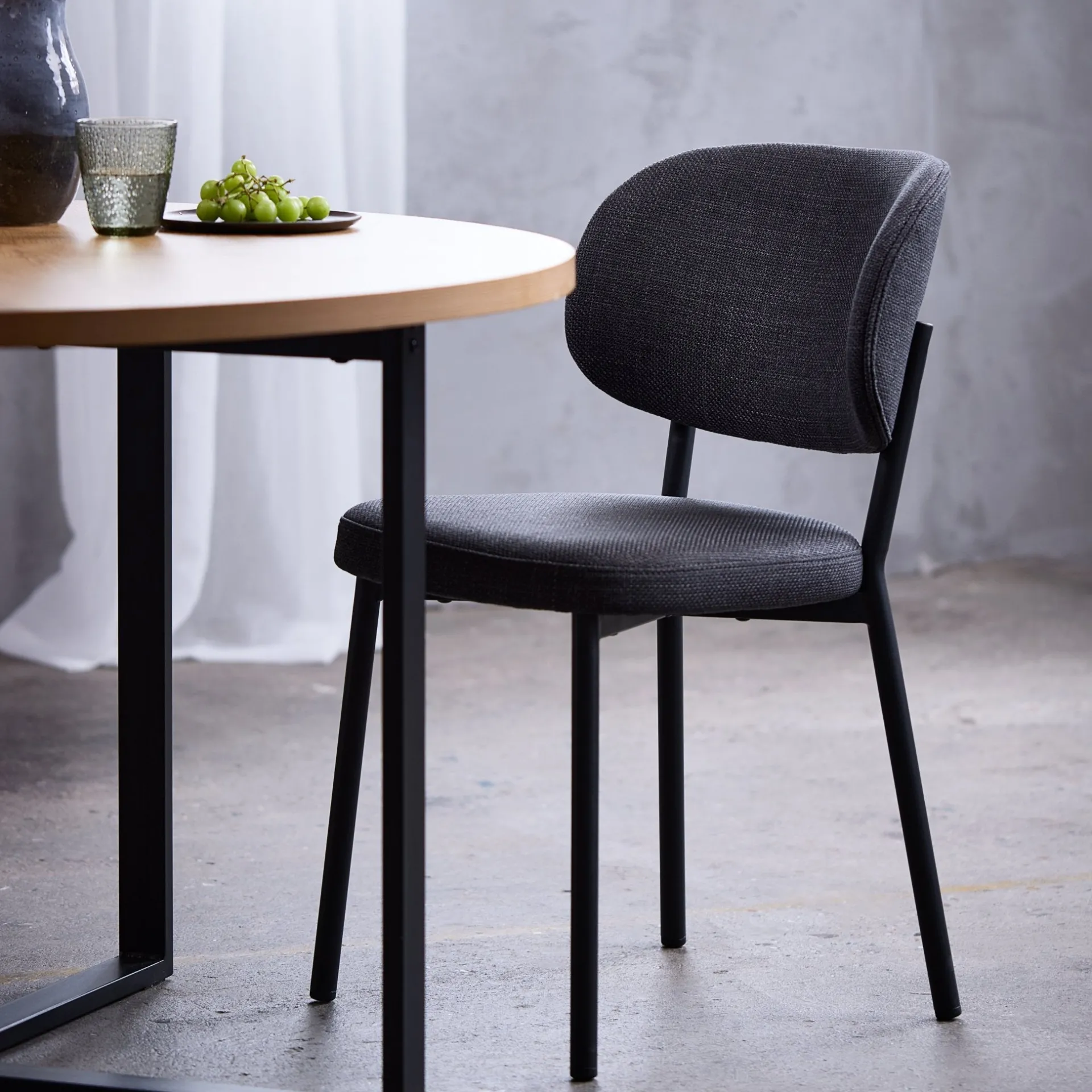 Nimara Lugo spisebord i egelook Ø120 CM