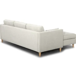 New Nimara Lulu - Højrevendt og venstrevendt vendbar chaiselong sofa lys beige - L: 215 x D: 82 x H: 78 cm