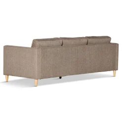 Online Nimara Lulu - Højrevendt og venstrevendt vendbar chaiselong sofa i sand - L: 215 x D: 82 x H: 78 cm
