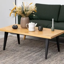 New Nimara Madelina - sildebens sofabord i lakeret egetræsfiner 120 cm