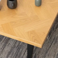 New Nimara Madelina - sildebens sofabord i lakeret egetræsfiner 120 cm