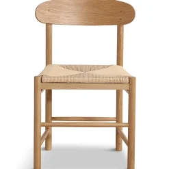 Sale Nimara Madison træstol i eg med flet sæde