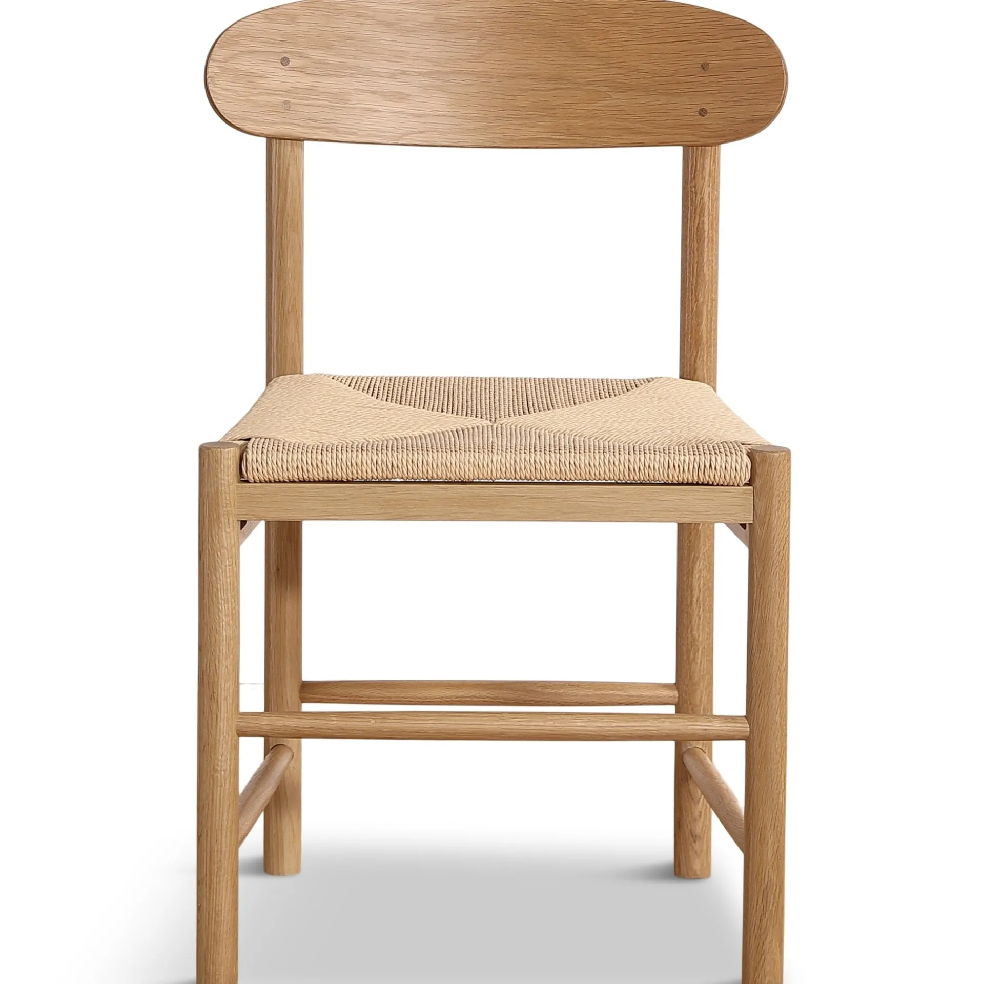 Sale Nimara Madison træstol i eg med flet sæde