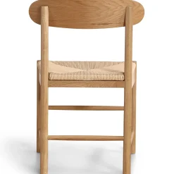 Sale Nimara Madison træstol i eg med flet sæde