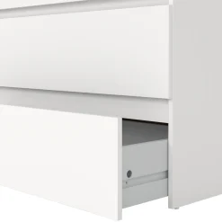 Best Nimara Maise kommode H:70 x B:138 x B:41 cm med 6 skuffer i hvid