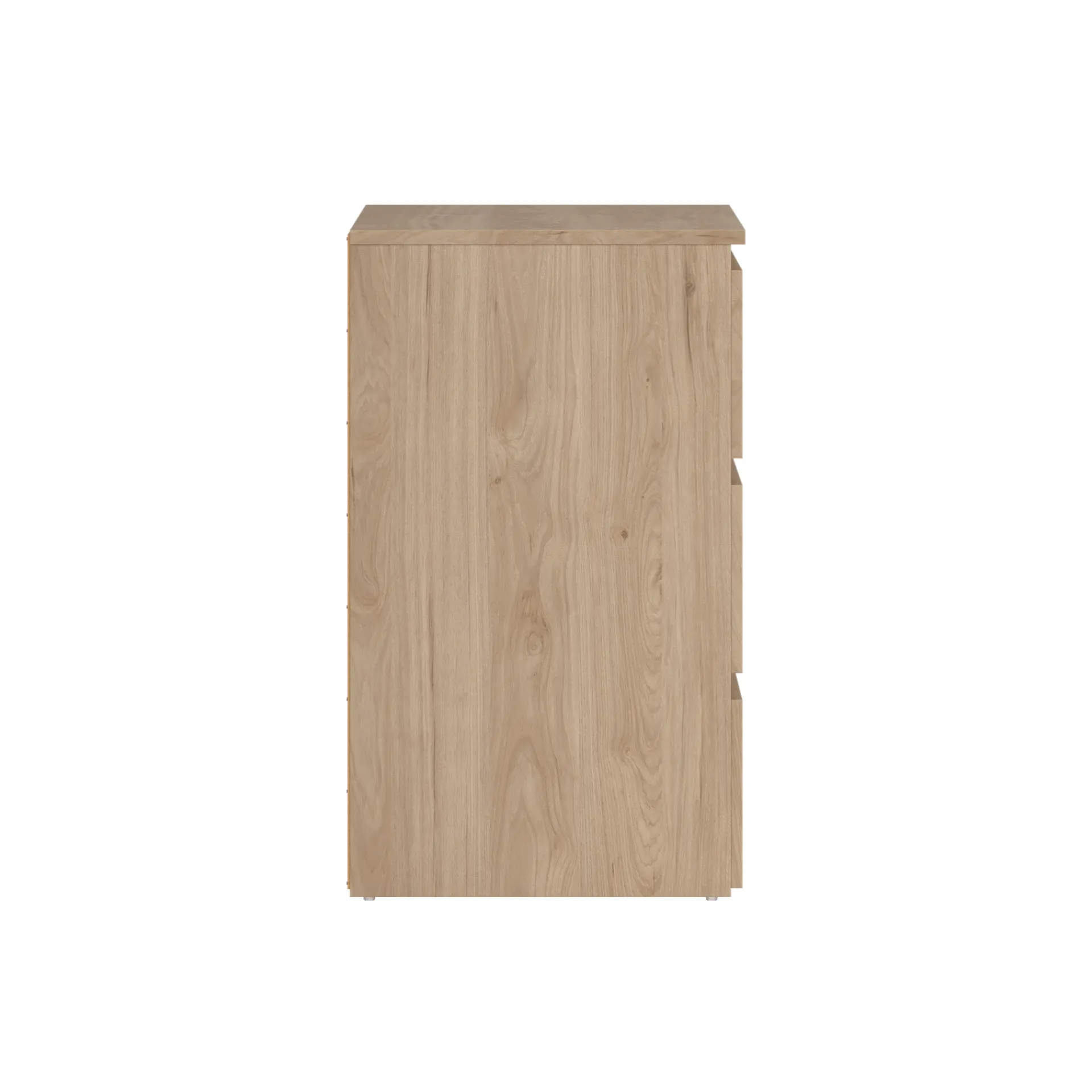 Online Nimara Maise kommode H:70 x B:138 x B:41 cm med 6 skuffer i egelook