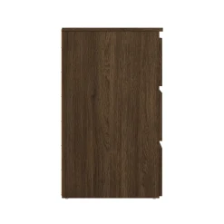 Clearance Nimara Maise kommode H:70 x B:70 x D:41 cm med 3 skuffer i røget egelook