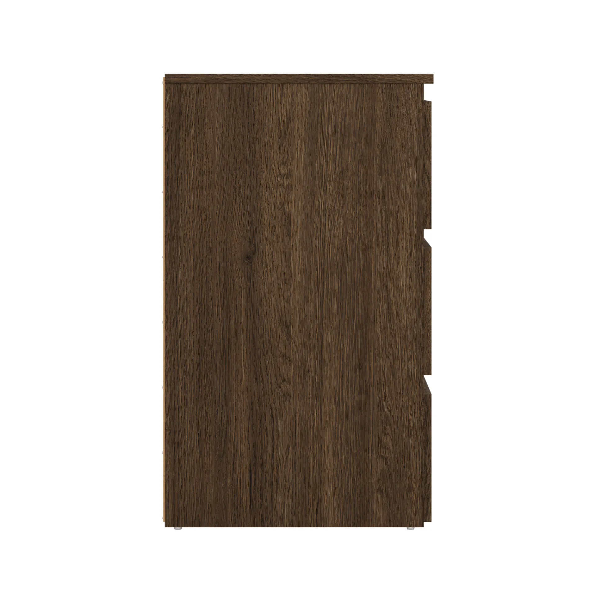 Clearance Nimara Maise kommode H:70 x B:70 x D:41 cm med 3 skuffer i røget egelook