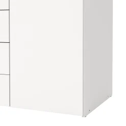 New Nimara Malia garderobeskab hvid 4 låger 3 skuffer