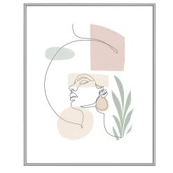 Hot Nimara Malina billedramme PVC blank Stål 30x40 cm