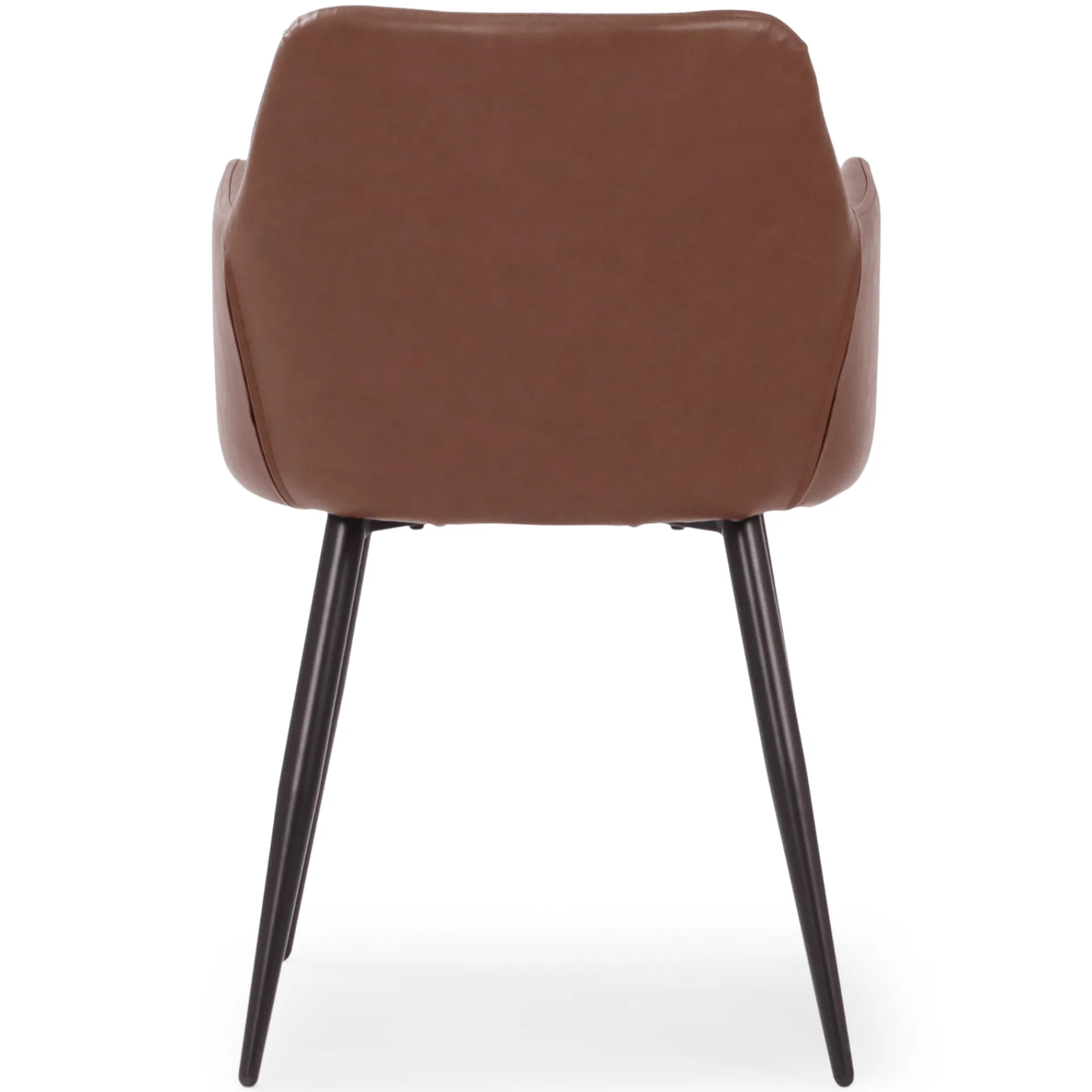 Sale Nimara Mathilda - spisebordsstol i brun kunstlæder