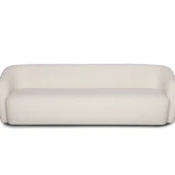 New Nimara Melisa - 3 personers sofa i hvid boucle L: 220 x D: 84 x H: 66 cm