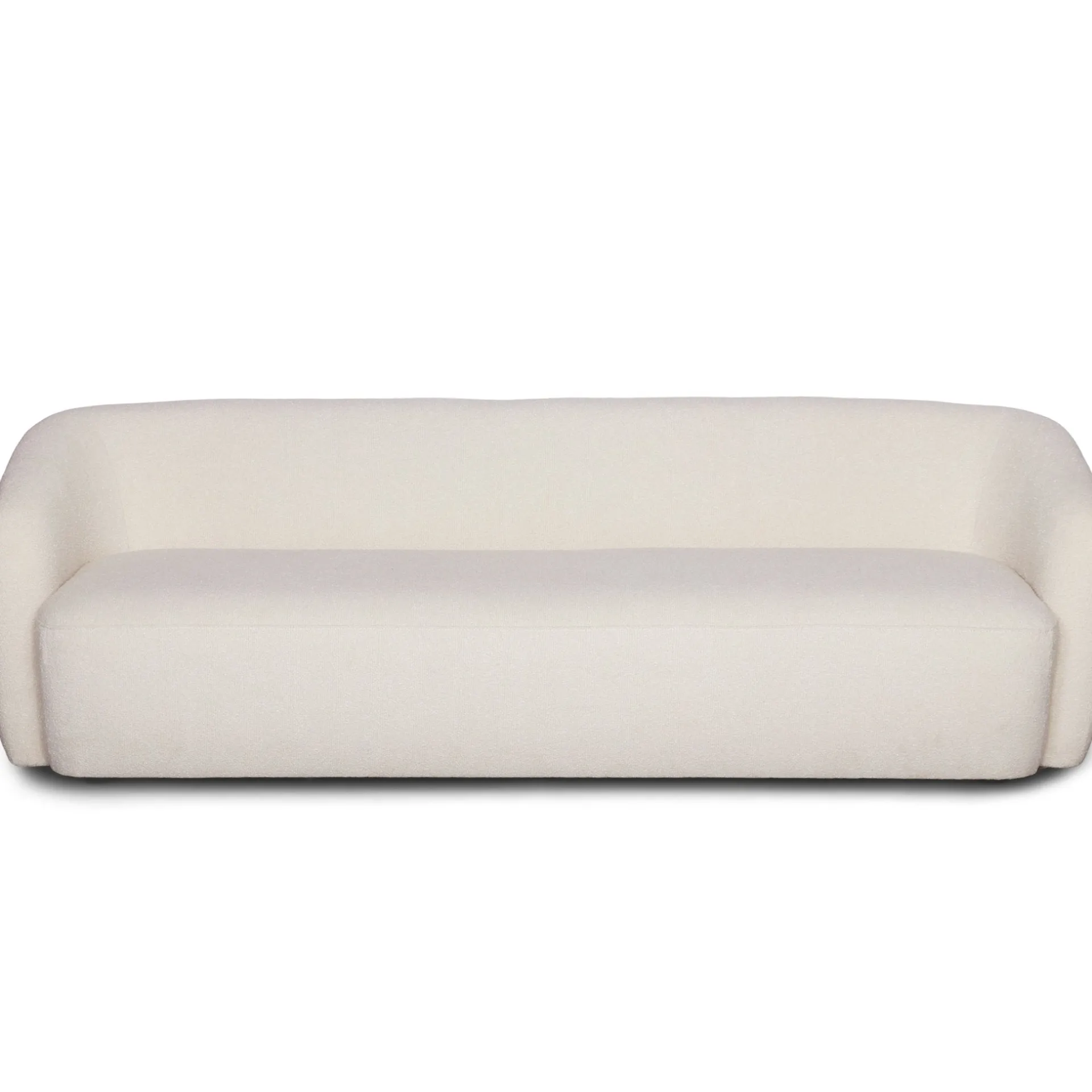 New Nimara Melisa - 3 personers sofa i hvid boucle L: 220 x D: 84 x H: 66 cm