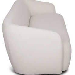 New Nimara Melisa - 3 personers sofa i hvid boucle L: 220 x D: 84 x H: 66 cm
