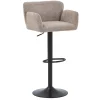 New Nimara Melody Barstol - sand tekstil med justerbar højde og drejefunktion