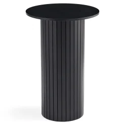 New Nimara Milas rundt barbord i sort 80x105 cm