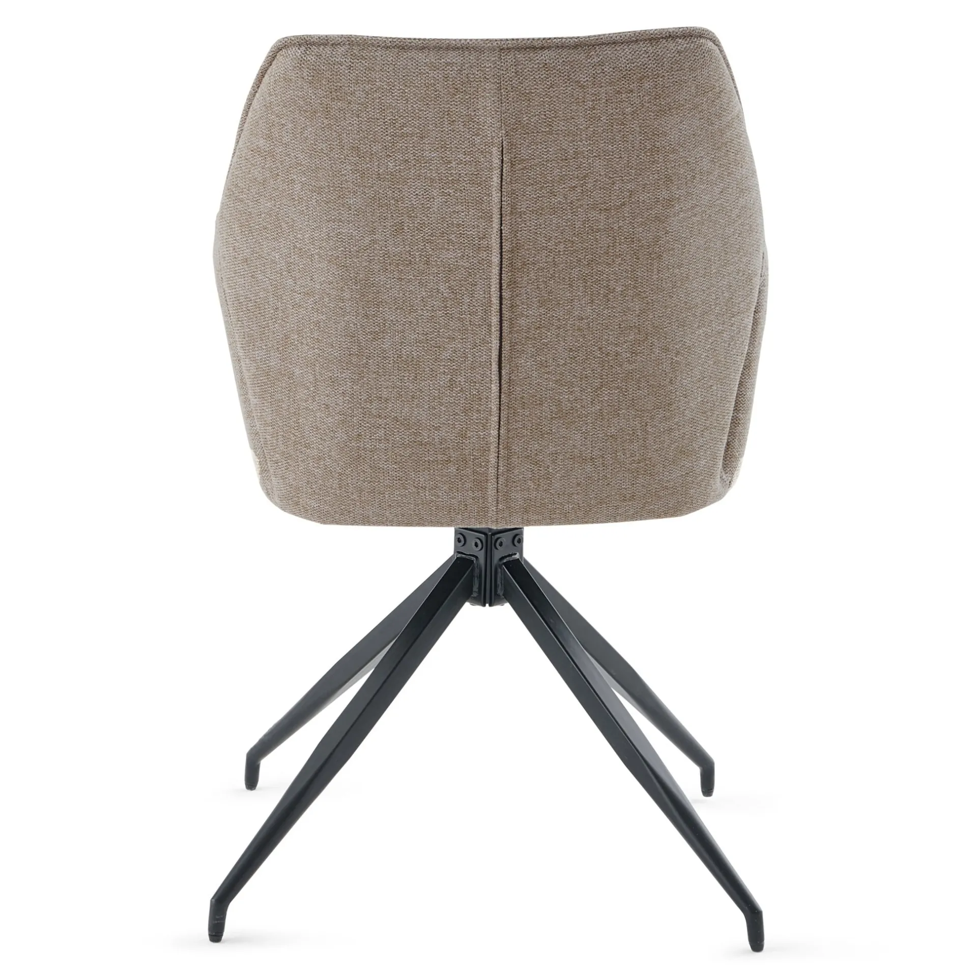 Sale Nimara Minna Spisebordsstol - sand tekstil med drejefunktion 360 grader