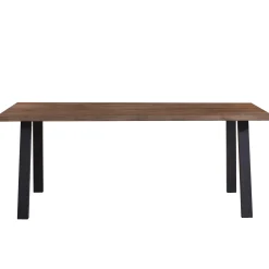 Sale Nimara Molly plankebord - 200x95 cm - i smoked eg med A-ben - (Forberedt til tillægsplader)