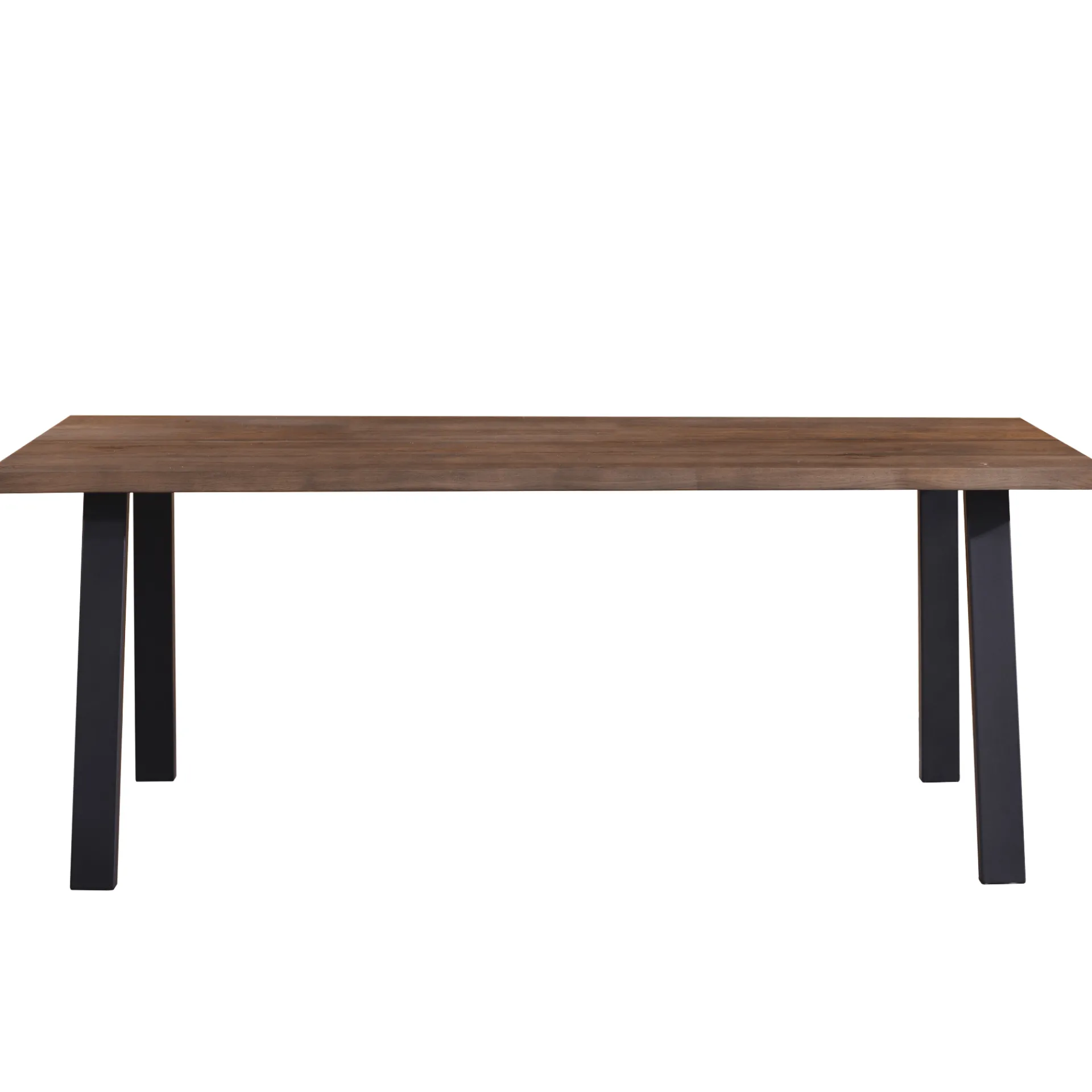 Sale Nimara Molly plankebord - 200x95 cm - i smoked eg med A-ben - (Forberedt til tillægsplader)