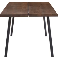 Sale Nimara Molly plankebord - 200x95 cm - i smoked eg med A-ben - (Forberedt til tillægsplader)