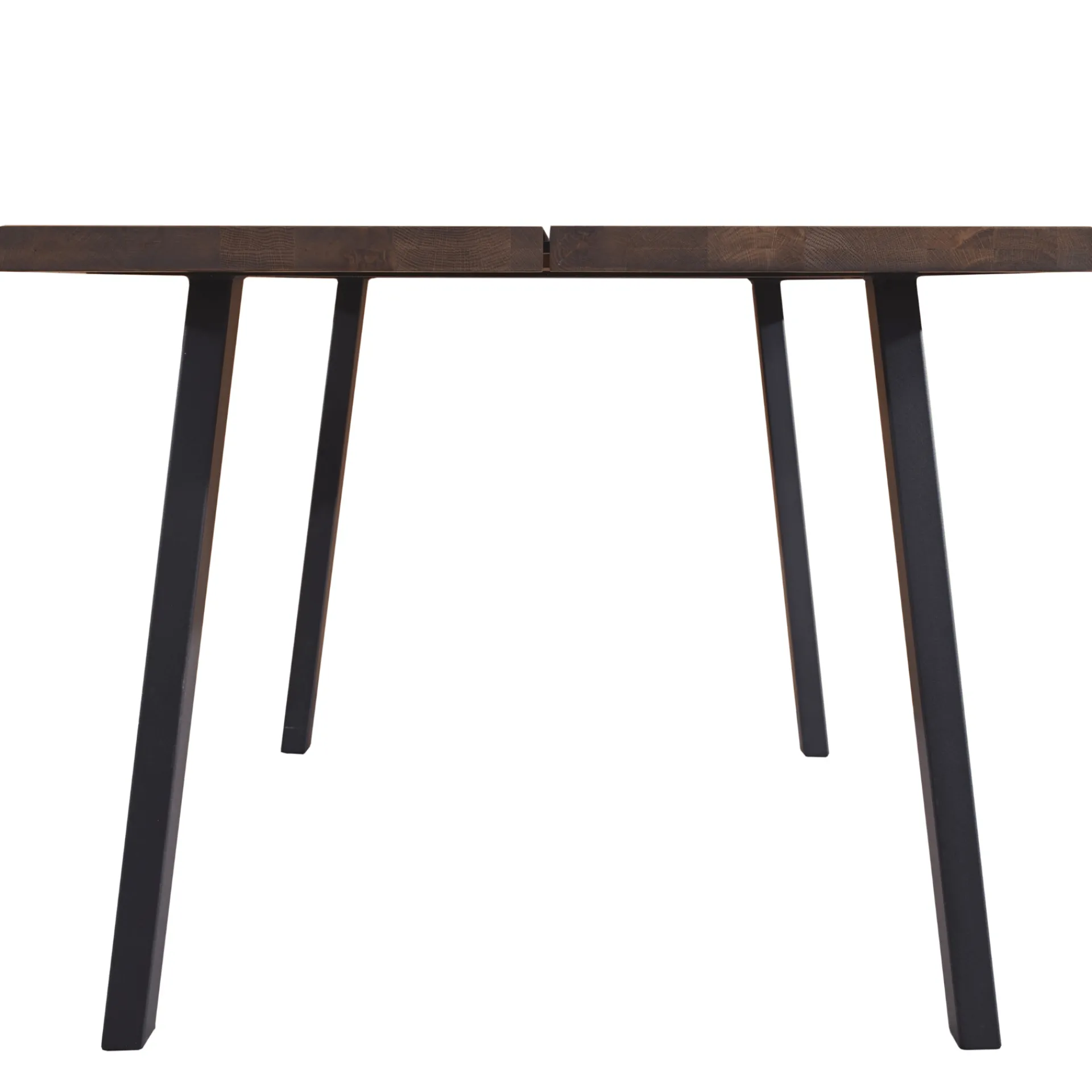 Sale Nimara Molly plankebord - 200x95 cm - i smoked eg med A-ben - (Forberedt til tillægsplader)