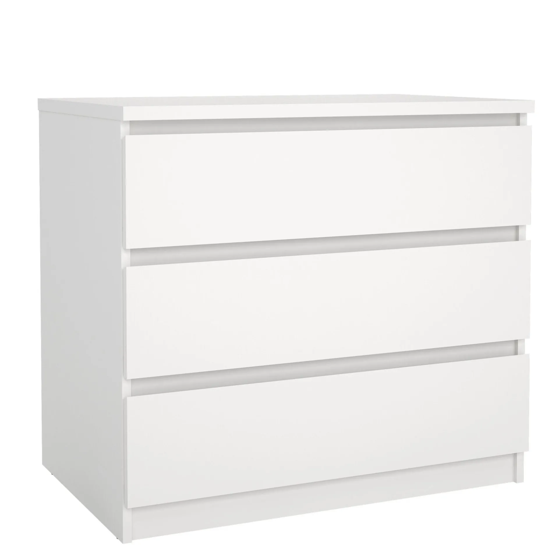 Sale Nimara Naia kommode 3 skuffer hvid H: 70 x B: 77 x D: 50 cm