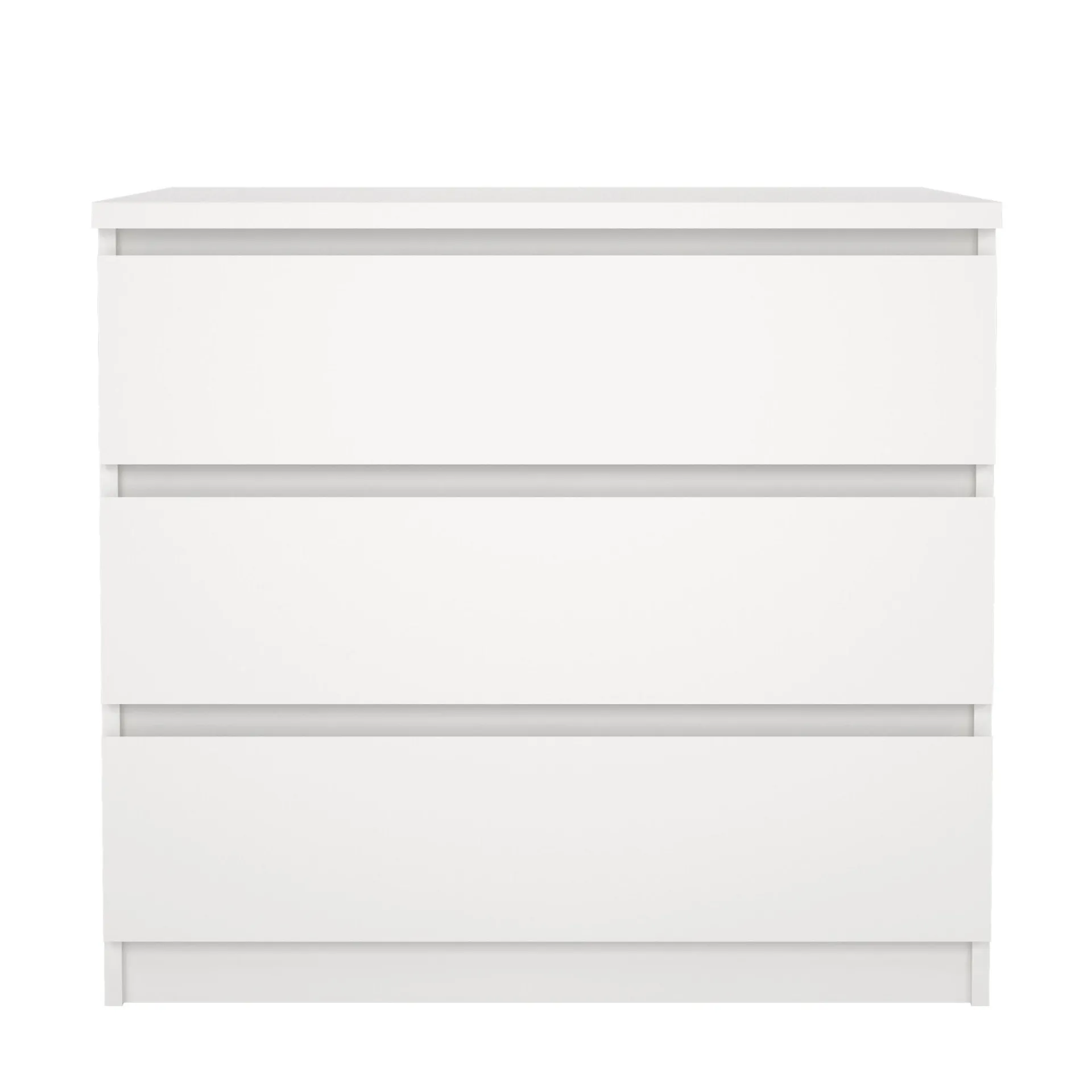 Sale Nimara Naia kommode 3 skuffer hvid H: 70 x B: 77 x D: 50 cm