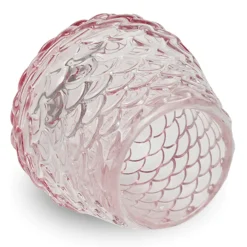 Sale Nimara Naja glas fyrfadsstage lyserød 7 cm