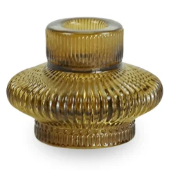 Discount Nimara Nala glas lysestage amber 6 cm