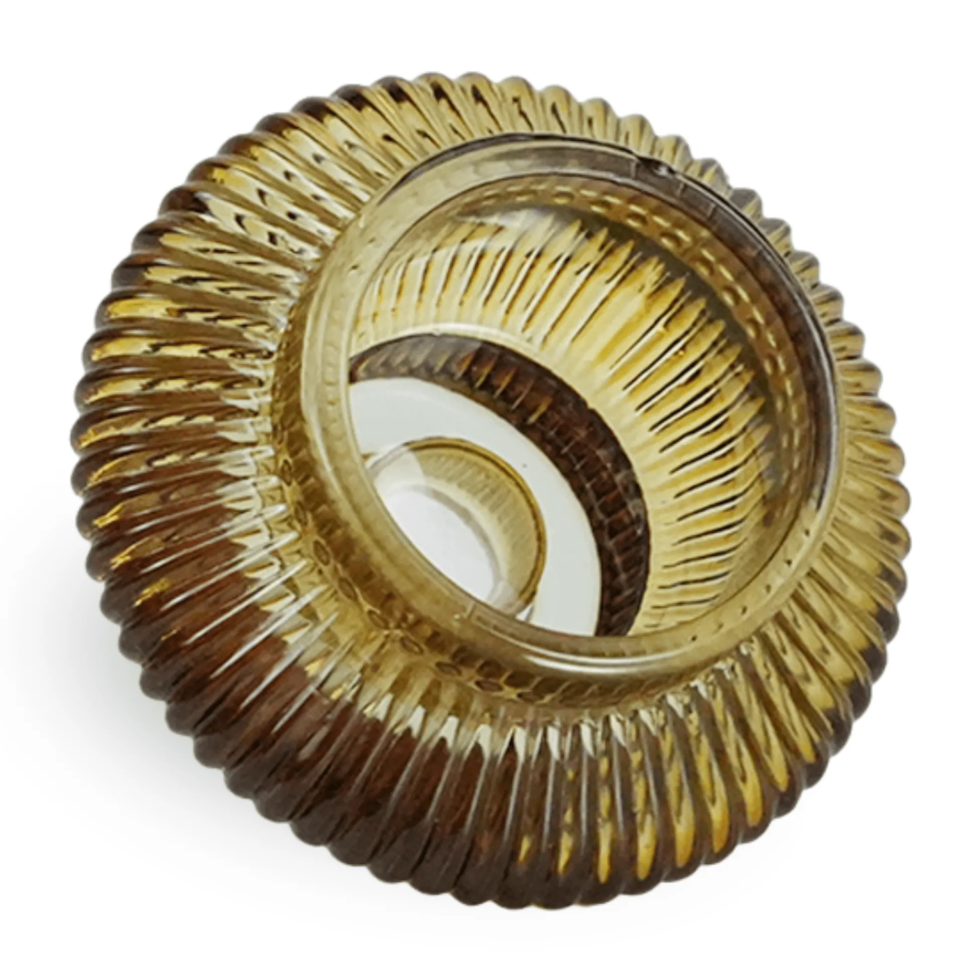 Discount Nimara Nala glas lysestage amber 6 cm