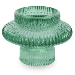 Hot Nimara Nala glas lysestage grøn 6 cm