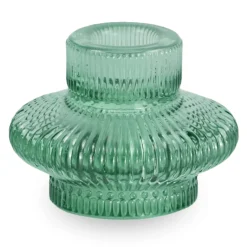 Hot Nimara Nala glas lysestage grøn 6 cm