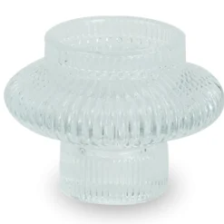 Outlet Nimara Nala glas lysestage klar 6 cm