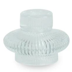 Outlet Nimara Nala glas lysestage klar 6 cm