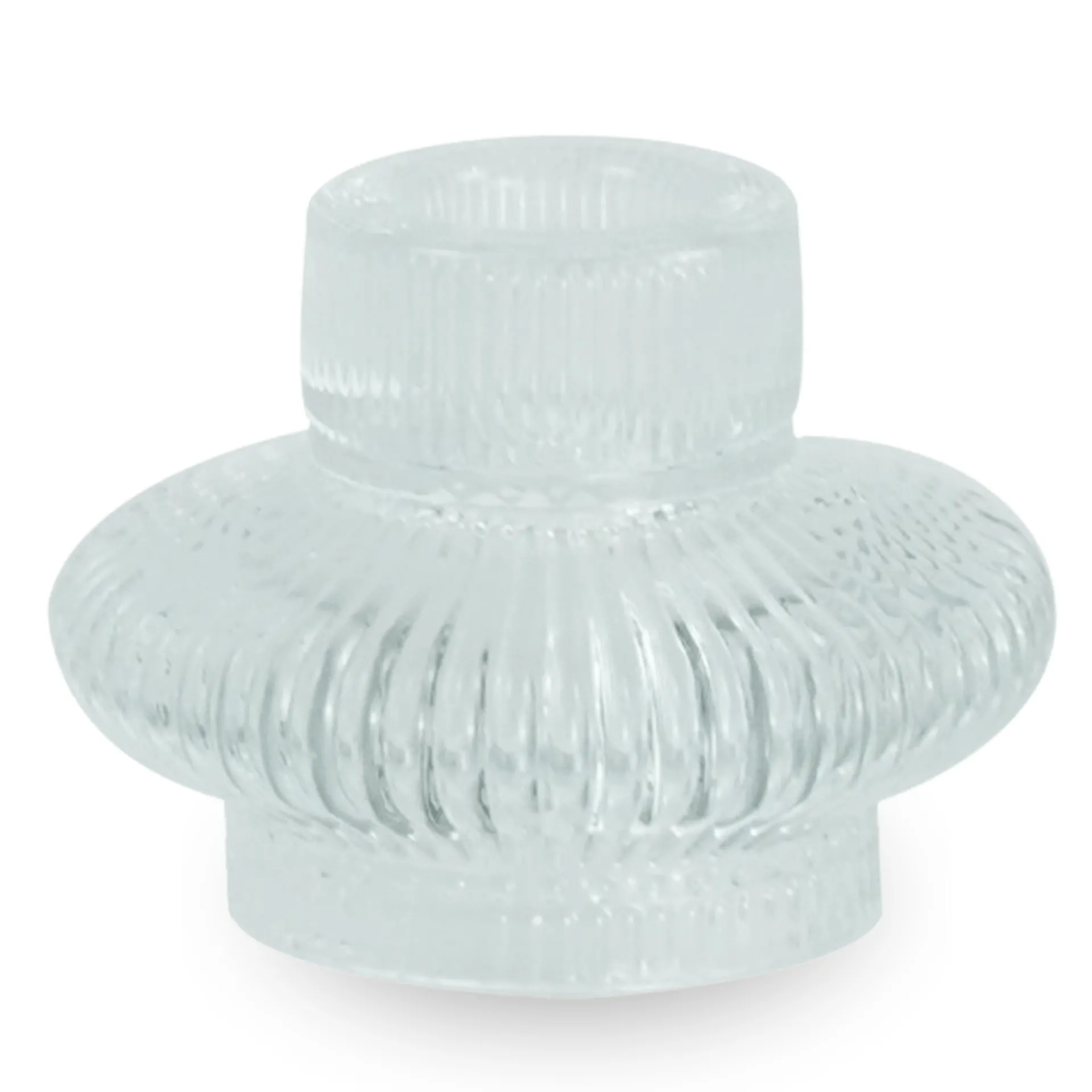 Outlet Nimara Nala glas lysestage klar 6 cm