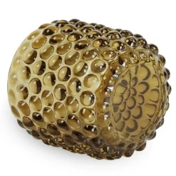 Discount Nimara Nelly glas fyrfadsstage amber 8,5 cm