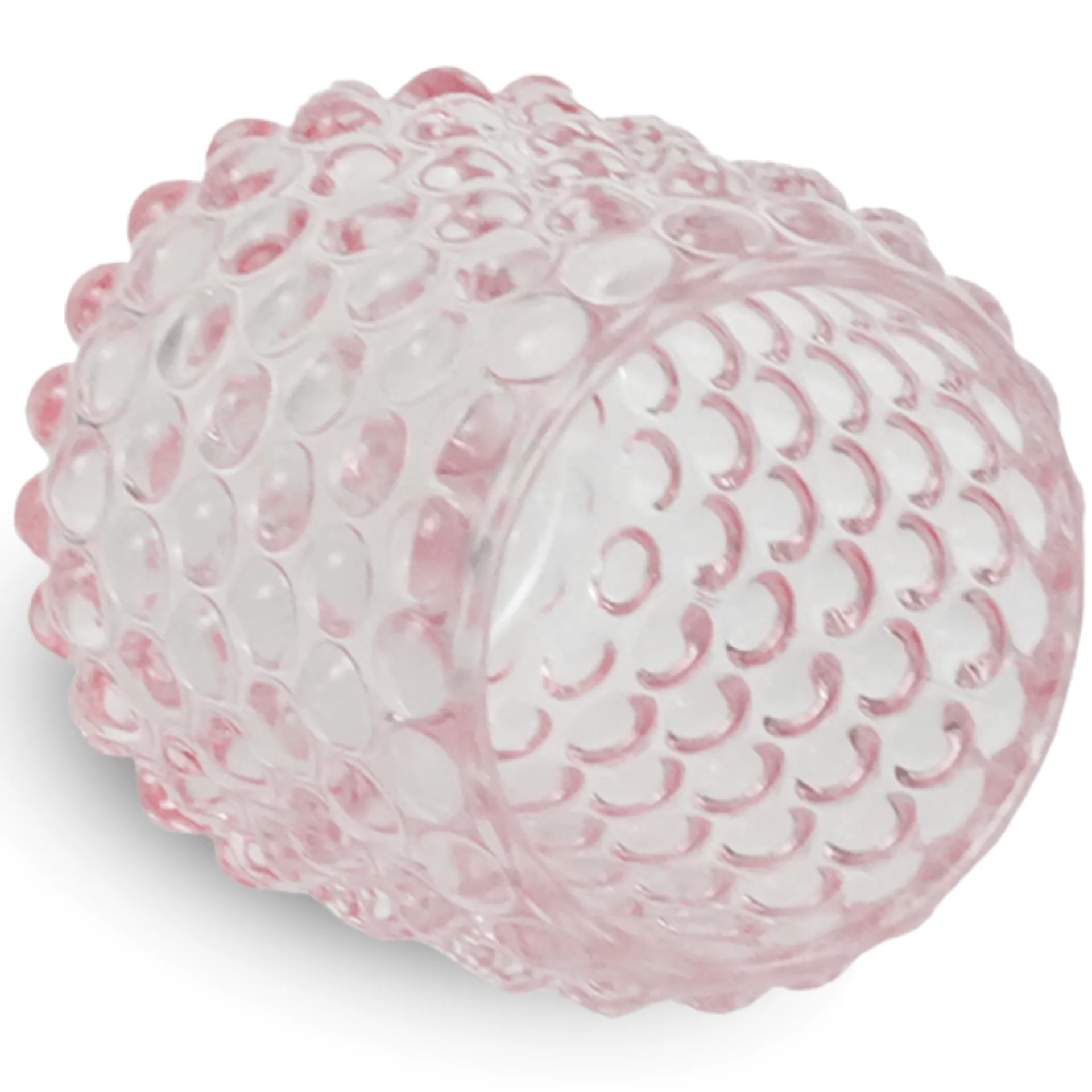 Hot Nimara Nelly glas fyrfadsstage lyserød 8,5 cm