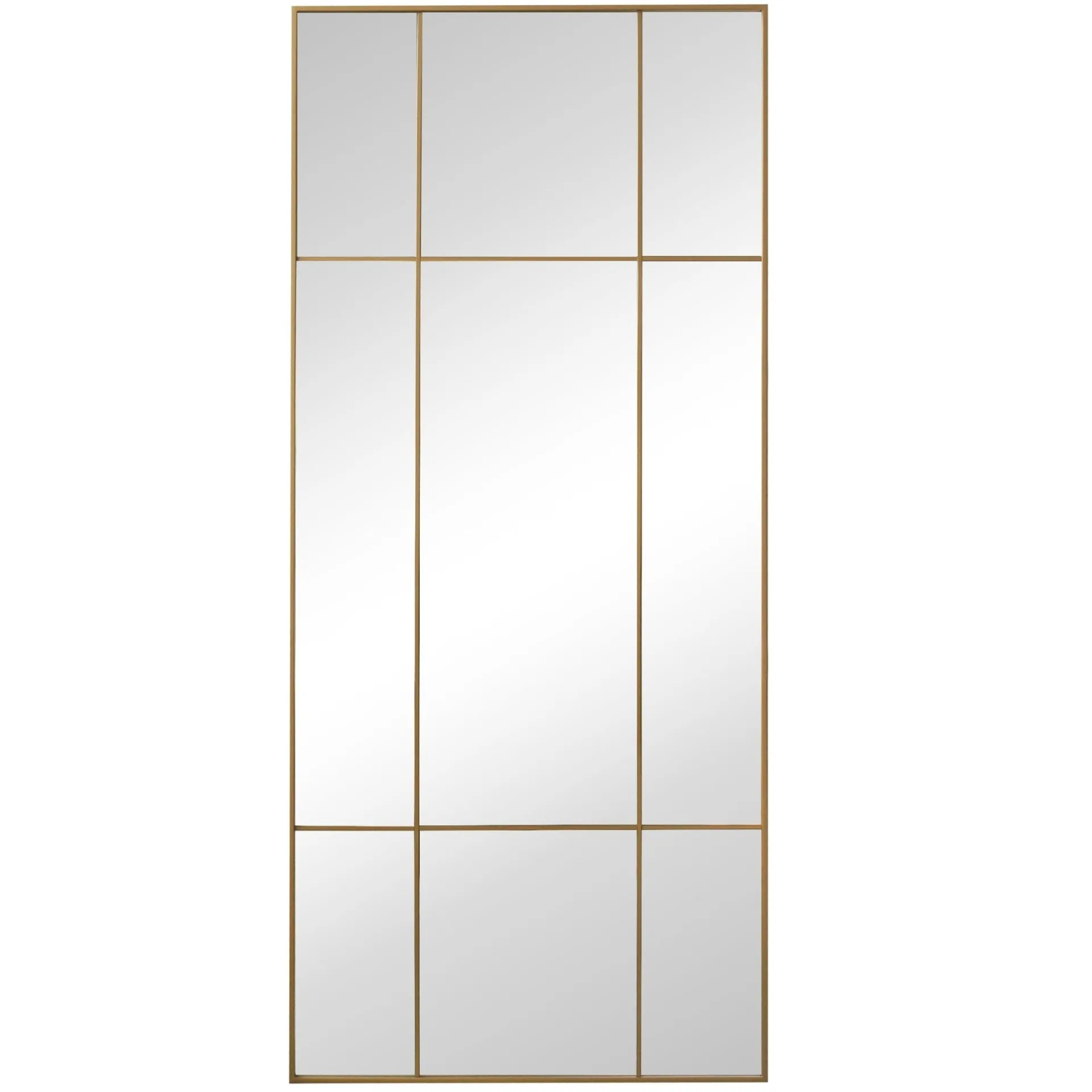 Outlet Nimara New Yorker spejl med guld/messing farvet ramme 180 x 80 cm