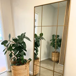 Outlet Nimara New Yorker spejl med guld/messing farvet ramme 180 x 80 cm