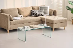 Sale Nimara Nicole glas sofabord 95x45x35 cm