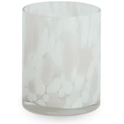 Best Nimara Nina glas fyrfadsstage lyserød 10 cm